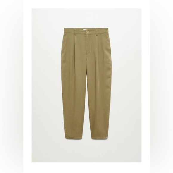 Mango Green Pants - Picture 2 of 6
